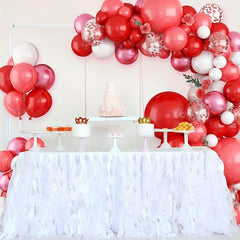 101pcs Red Balloon Garland Arch Kit for Birthday Wedding Events