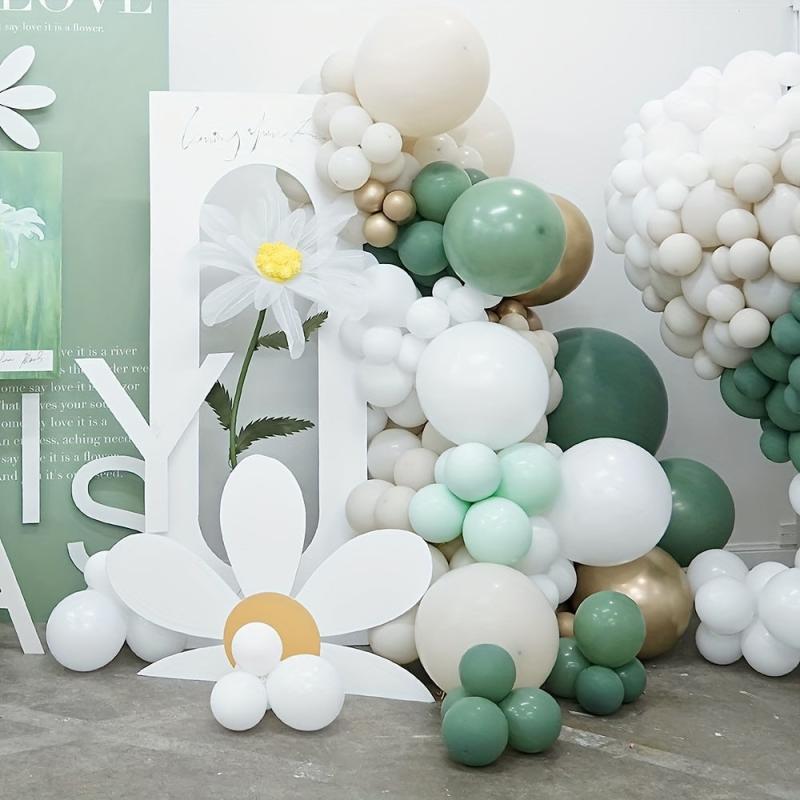 140pcs Olive Green Balloon Arch Set