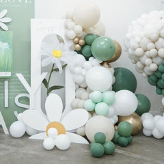 140pcs Olive Green Balloon Arch Set