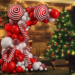 90pcs Christmas Balloons Set w/ Accessories for Christmas Party!
