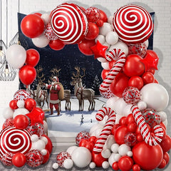 90pcs Christmas Balloons Set w/ Accessories for Christmas Party!