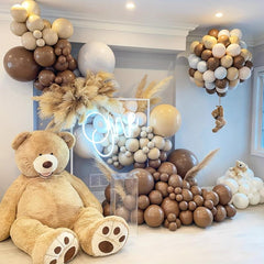 Brown Balloon Garland Arch Kit for Party Decoration