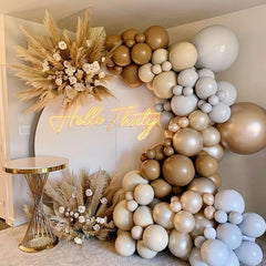 Brown Balloon Garland Arch Kit for Party Decoration