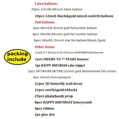 113pcs 21 Year Old Birthday Set for Boys Party
