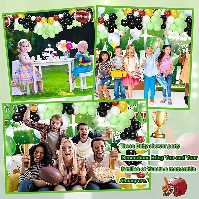 82pcs Football Birthday Party Decorations Football Theme Supplies