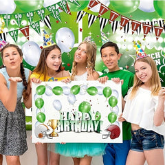 82pcs Football Birthday Party Decorations Football Theme Supplies