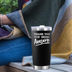 Insulated Coffee Tumbler with Lid for Coworkers
