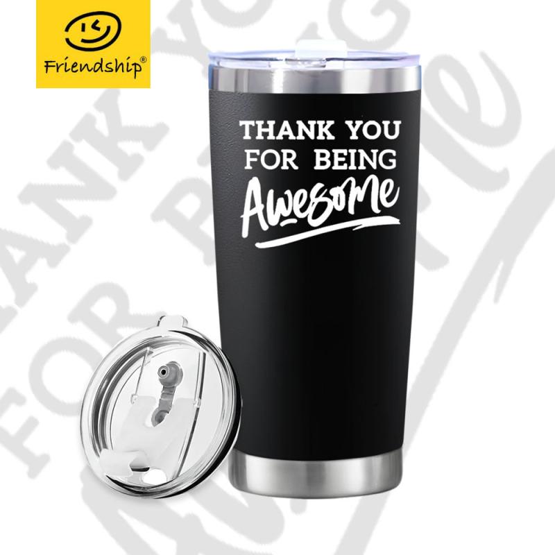 Insulated Coffee Tumbler with Lid for Coworkers