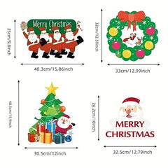 1pc Christmas Door Hanging Ornament Wall Holiday Party Arrangement Props