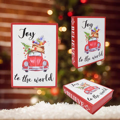 19.99 cm Artificial Wood Christmas Book Decoration