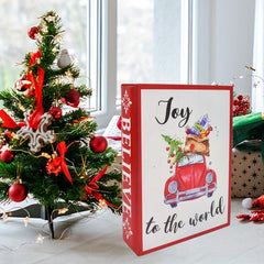 19.99 cm Artificial Wood Christmas Book Decoration
