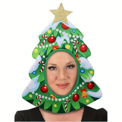 Christmas Tree Hat Funny Holiday Party Props