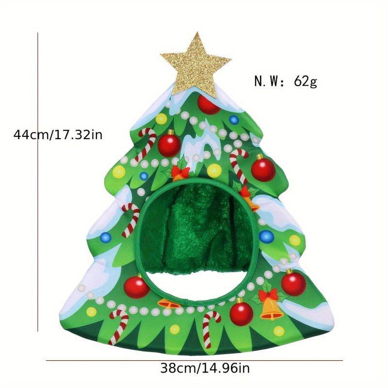 Christmas Tree Hat Funny Holiday Party Props