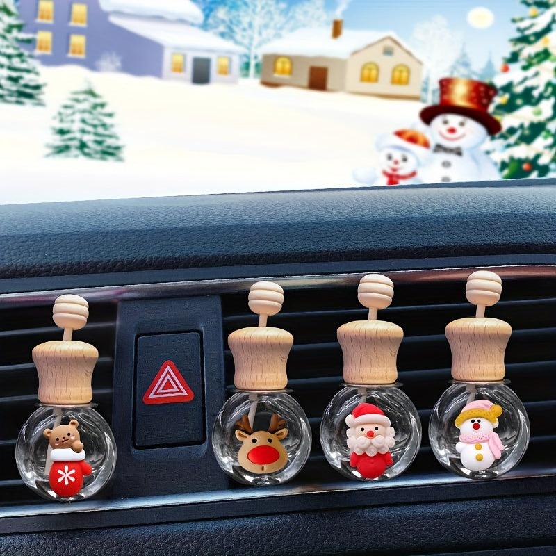 Cartoon Christmas Car Outlet Perfume Bottle - Empty Glass Bottle
