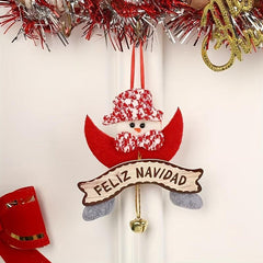 Christmas Pendant Santa Reindeer Decoration for Family Party