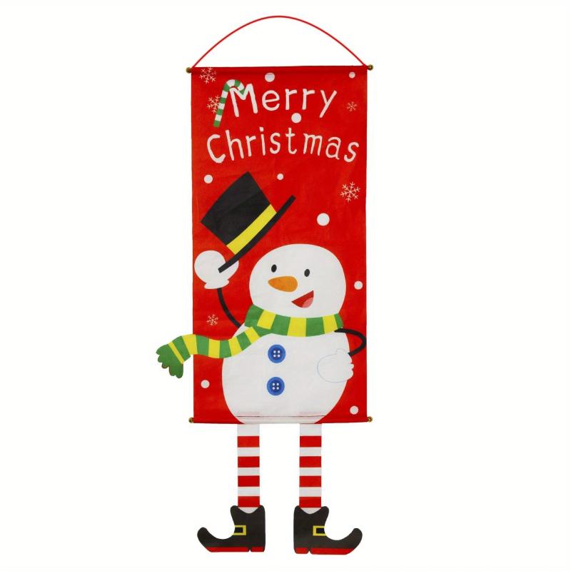 Christmas Flag Hanging Decorations for Malls and Bars