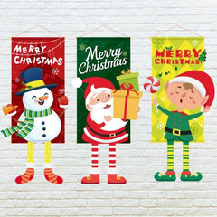 Christmas Flag Hanging Decorations for Malls and Bars