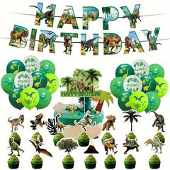 Dinosaur Birthday Party Decor Set