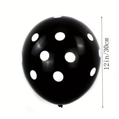 Panda Party Decoration Set: Flags, Balloons, Round Balls, Ribbon - 70pcs