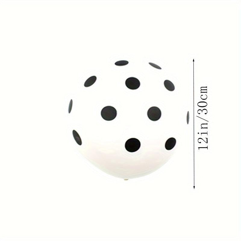 Panda Party Decoration Set: Flags, Balloons, Round Balls, Ribbon - 70pcs