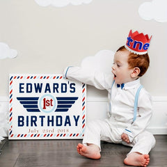 Aeroplane 1st Birthday Party Hat Photo Props