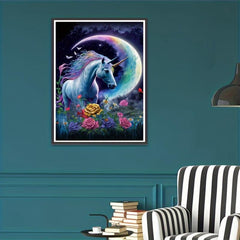 Unicorn Pattern Canvas Painting Poster for Home Wall Decoration