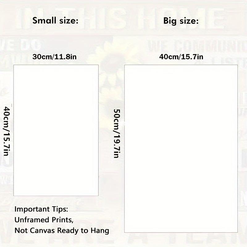 Unicorn Pattern Canvas Painting Poster for Home Wall Decoration