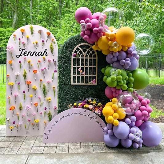 Colorful Balloon Chain Decoration Set for Parties and Events