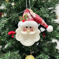 Knitted Santa Claus Ornaments Christmas Tree Decorations