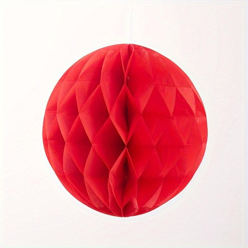 Christmas Party Decoration Set - Non-woven Bra Flag Paper Bouquet Honeycomb Ball