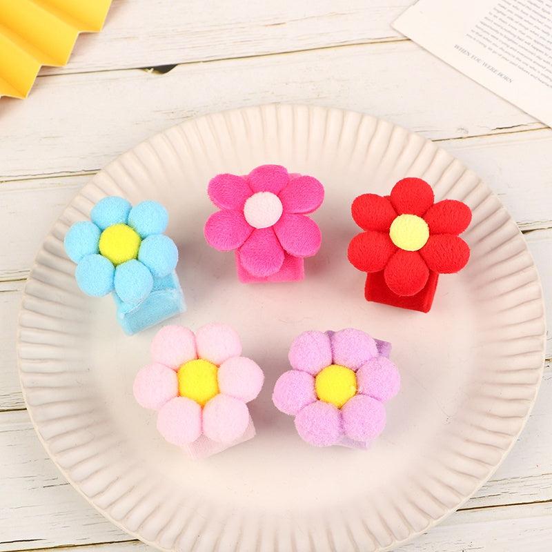Macaron Colored Pop Ring Bracelet Hair Ring Wristband