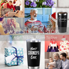 Stainless Steel Gift Cup Christmas Present Coffee Mug Grandma Gift