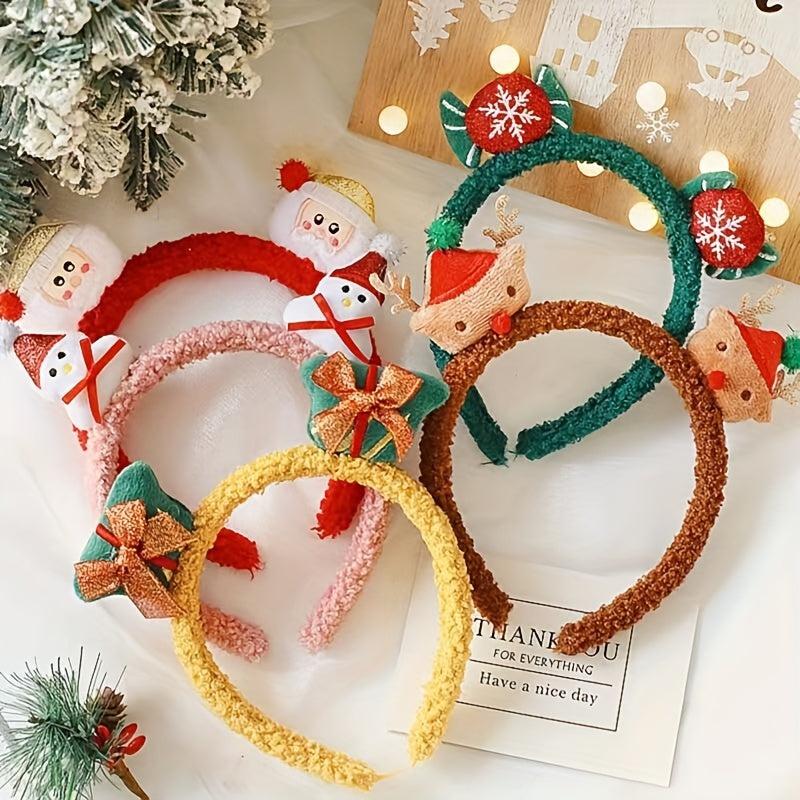 Christmas Party Headbands Costume Hair Hoop Photo Prop Booth Headbands