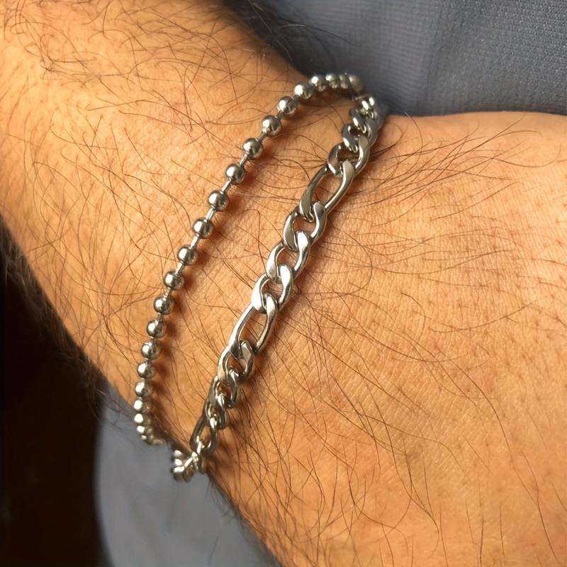 2pcs Vintage Bracelet for Men, Dad, Thanksgiving, Halloween
