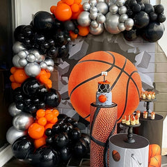 130pcs Orange Balloons Garland Arch Kit for Party Decoration