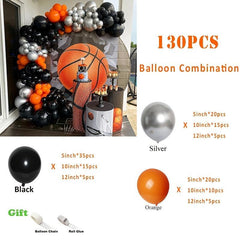 130pcs Orange Balloons Garland Arch Kit for Party Decoration