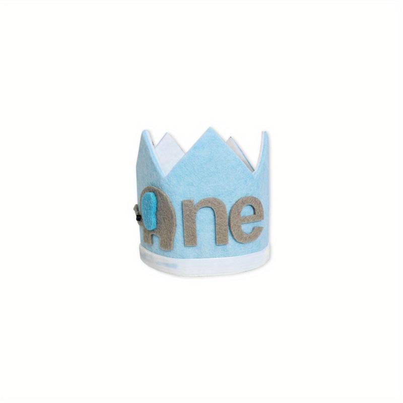 Elephant 1st Birthday Crown Party Hat for Photo Props