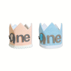 Elephant 1st Birthday Crown Party Hat for Photo Props