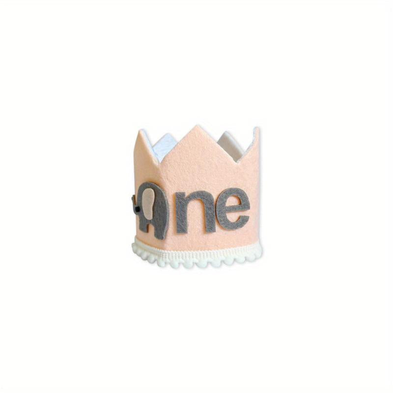 Elephant 1st Birthday Crown Party Hat for Photo Props