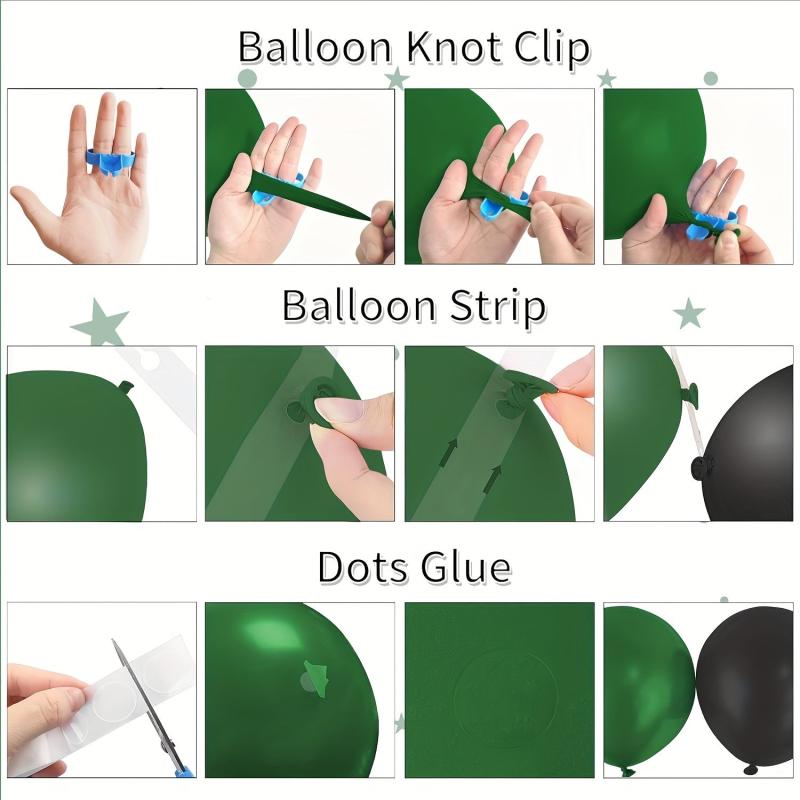 Military Soldier Theme Balloon Arch 113pcs