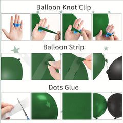 Military Soldier Theme Balloon Arch 113pcs