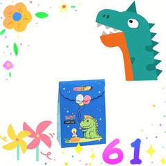 Dino Graduation Tote Bag Cartoon Gift Bag