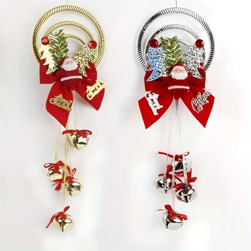 Santa Claus Wind Chime Christmas Bell Home Decoration Pendant