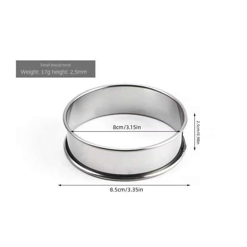 Stainless Steel Biscuit Mold Cake Mold Dumpling Skin Cutting Mold