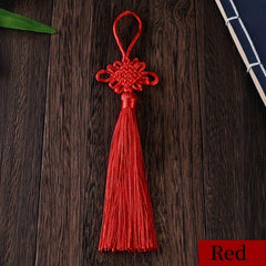4 Pieces Red Chinese Knot Year Decoration Hanging Pendants