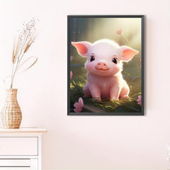 Pig Pattern Canvas Painting Poster for Home Wall Decoration