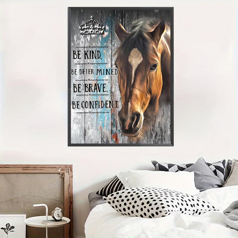 Horse Pattern Canvas Painting Poster Print For Home Wall Decoration Art