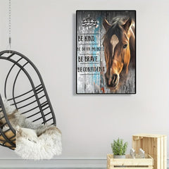 Horse Pattern Canvas Painting Poster Print For Home Wall Decoration Art
