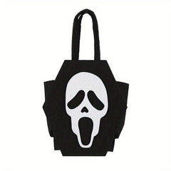 1pc Halloween Felt Candy Bag Ghost Party Decoration Tote Bag Bat Gift Bag