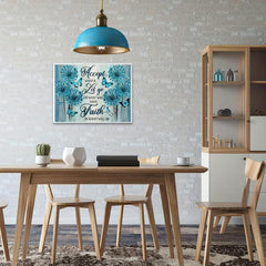 Butterfly Flower Canvas Painting for Home Decor